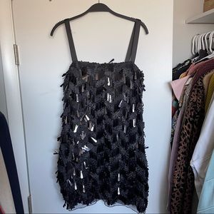 Zara Black Sequin Dress